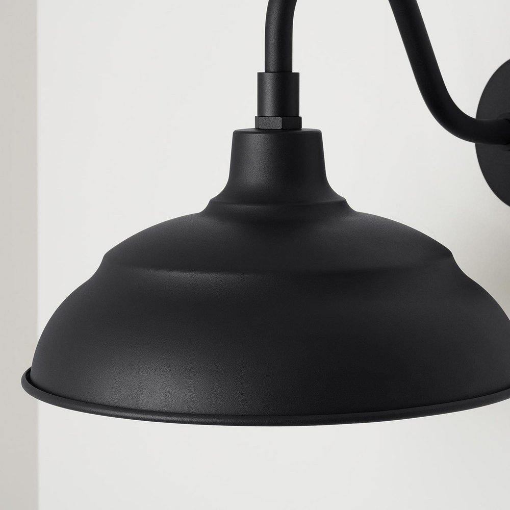 Capital Lighting Black 100W 1-Light Medium E-26 Incandescent Outdoor Pendant 