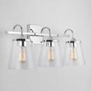 Capital Lighting Chrome 100W 3-Light Medium E-26 Vanity Fixture 