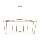 Capital Lighting Aged Brass 60W 6-Light Candelabra E-12 Pendant 