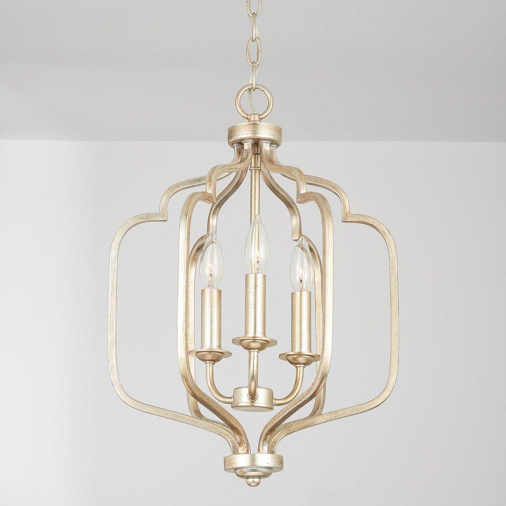 Capital Lighting Winter Gold 60W Candelabra E-12 Foyer Lighting in Winter Gold 