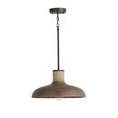 Capital Lighting Grey Wash/Iron Silk 100W 1-Light Medium E-26 Incandescent Pendant 