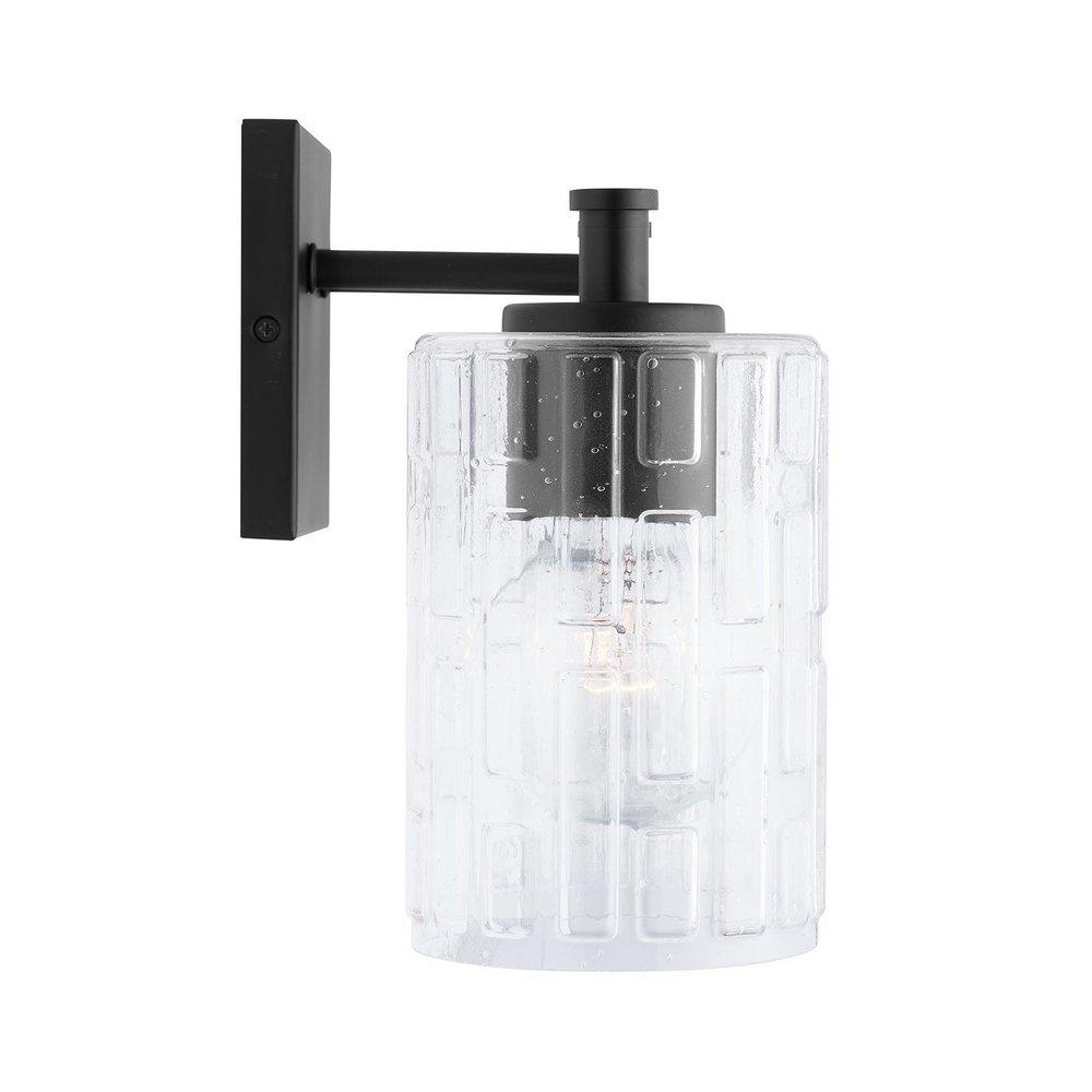 Capital Lighting Matte Black 100 W 3 Light Medium E-26 Vanity Fixture 