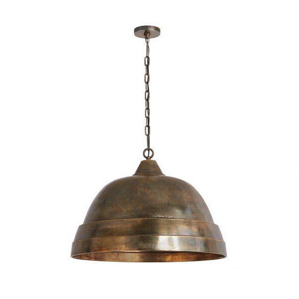 Capital Lighting Oxidized Brass 100W 1-Light Medium E-26 Incandescent Pendant 