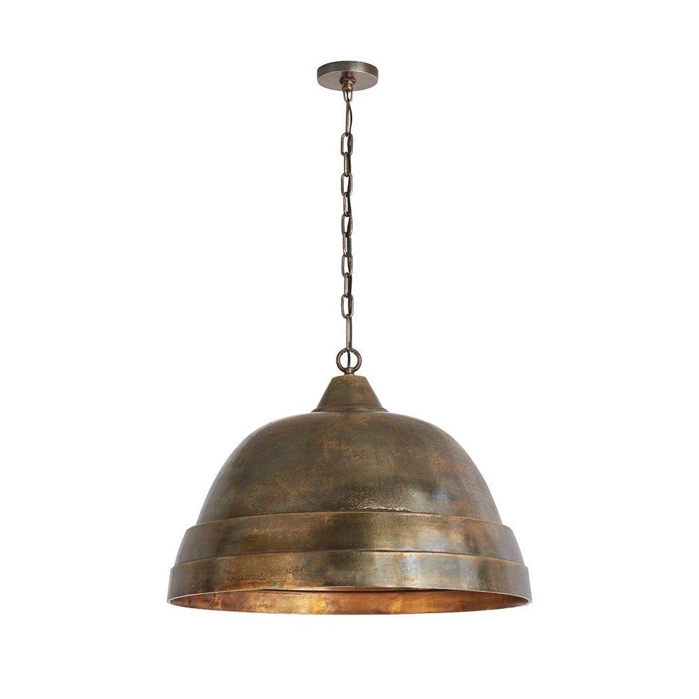 Capital Lighting Oxidized Brass 100W 1-Light Medium E-26 Incandescent Pendant 