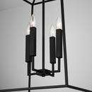 Capital Lighting Matte Black 60W 4-Light Candelabra E-12 Foyer Lighting 