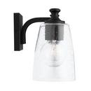 HomePlace by Capital Lighting Matte Black 100W 3-Light Medium Vanity Fixture 