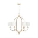 Capital Lighting Winter Gold 6 Light 31 in. Chandelier 