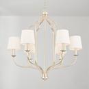 Capital Lighting Winter Gold 6 Light 31 in. Chandelier 