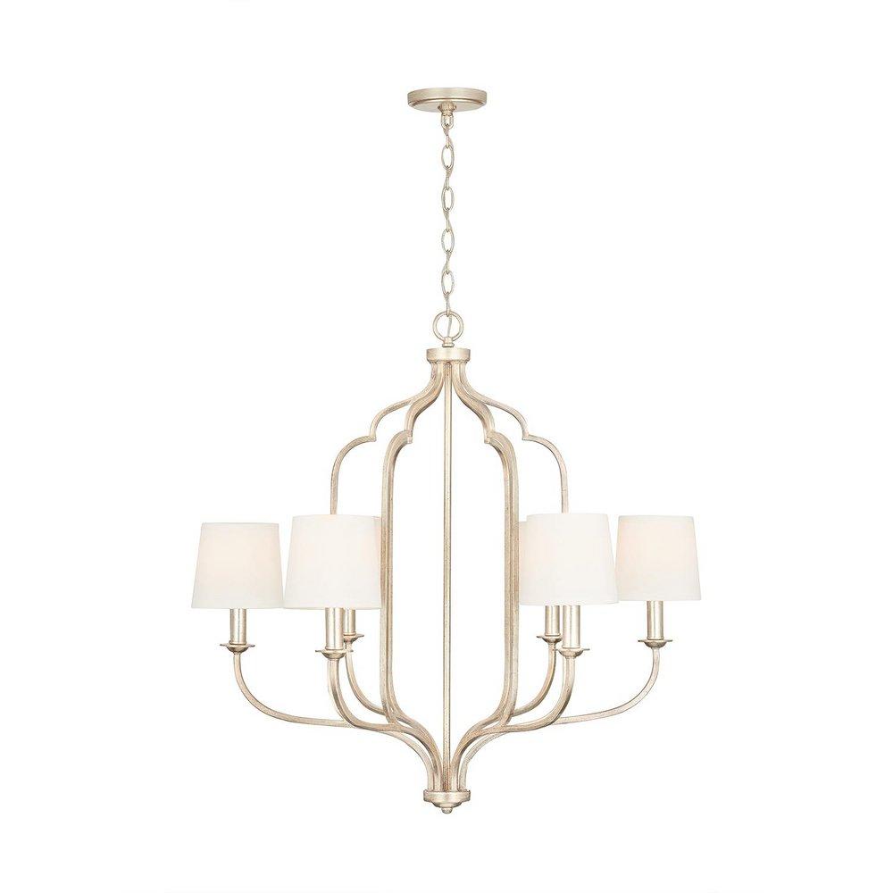 Capital Lighting Winter Gold 6 Light 31 in. Chandelier 