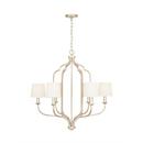 Capital Lighting Winter Gold 6 Light 31 in. Chandelier 