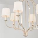 Capital Lighting Winter Gold 6 Light 31 in. Chandelier 