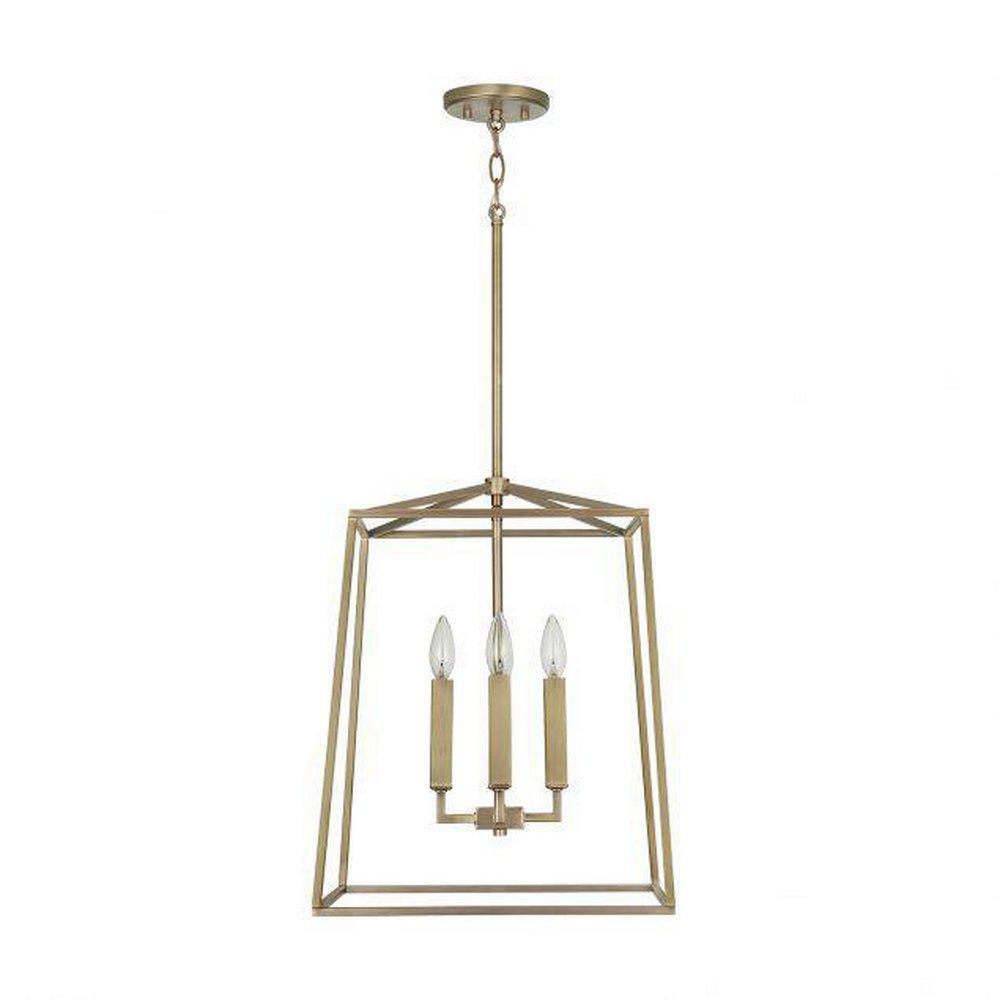 Capital Lighting Aged Brass 60W 4-Light Candelabra E-12 Foyer Lighting 