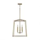 Capital Lighting Aged Brass 60W 4-Light Candelabra E-12 Foyer Lighting 