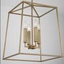 Capital Lighting Aged Brass 60W 4-Light Candelabra E-12 Foyer Lighting 