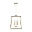 Capital Lighting Aged Brass 60W 4-Light Candelabra E-12 Foyer Lighting 
