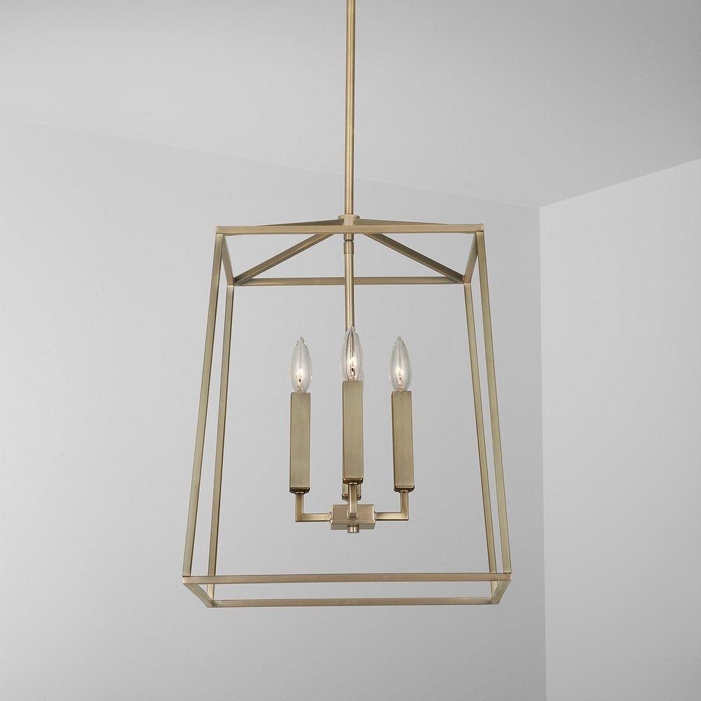 Capital Lighting Aged Brass 60W 4-Light Candelabra E-12 Foyer Lighting 
