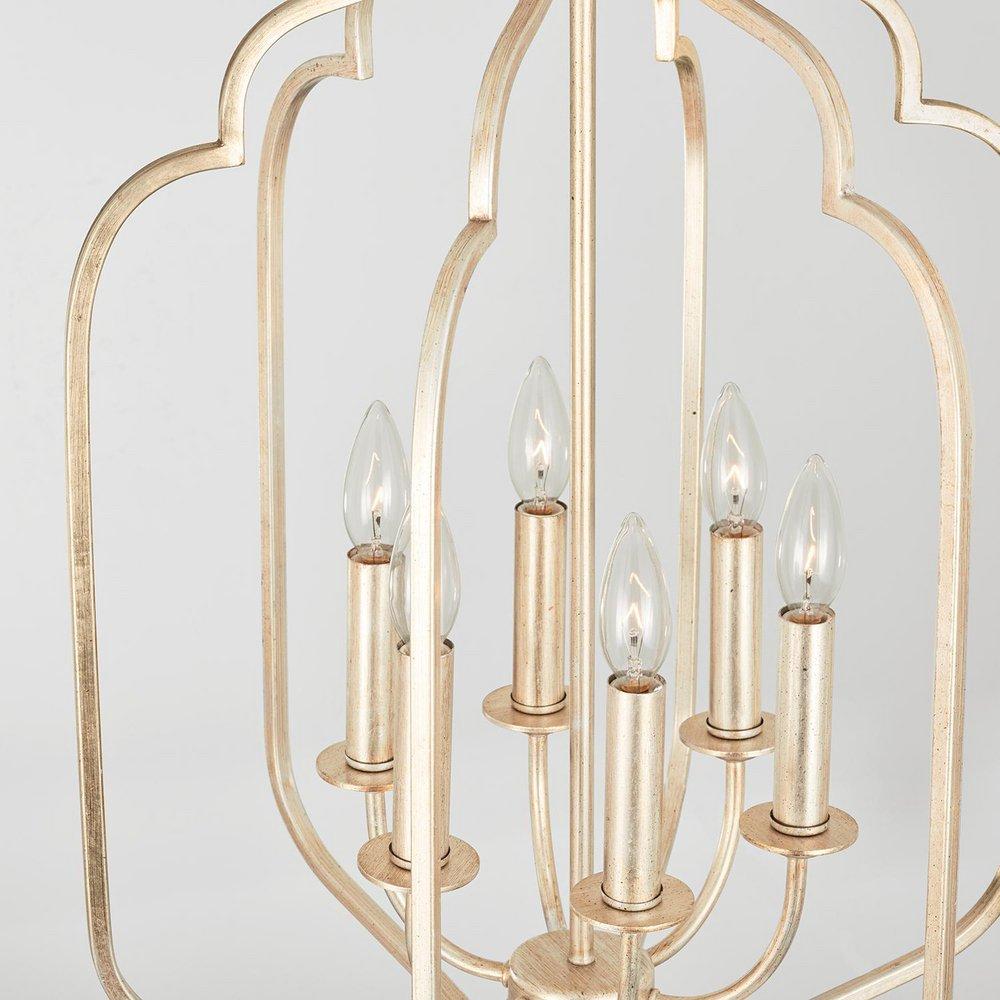 Capital Lighting Winter Gold 60W Candelabra E-12 Foyer Lighting in Winter Gold 