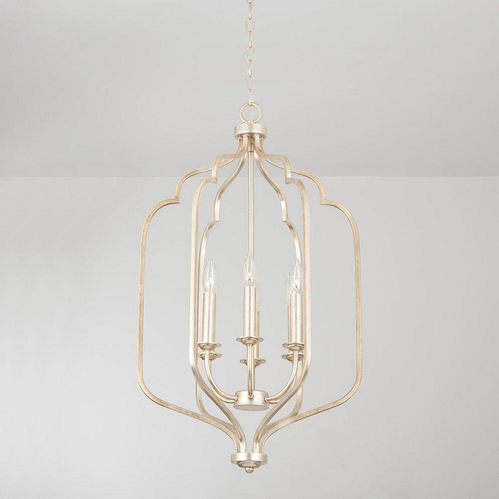 Capital Lighting Winter Gold 60W Candelabra E-12 Foyer Lighting in Winter Gold 