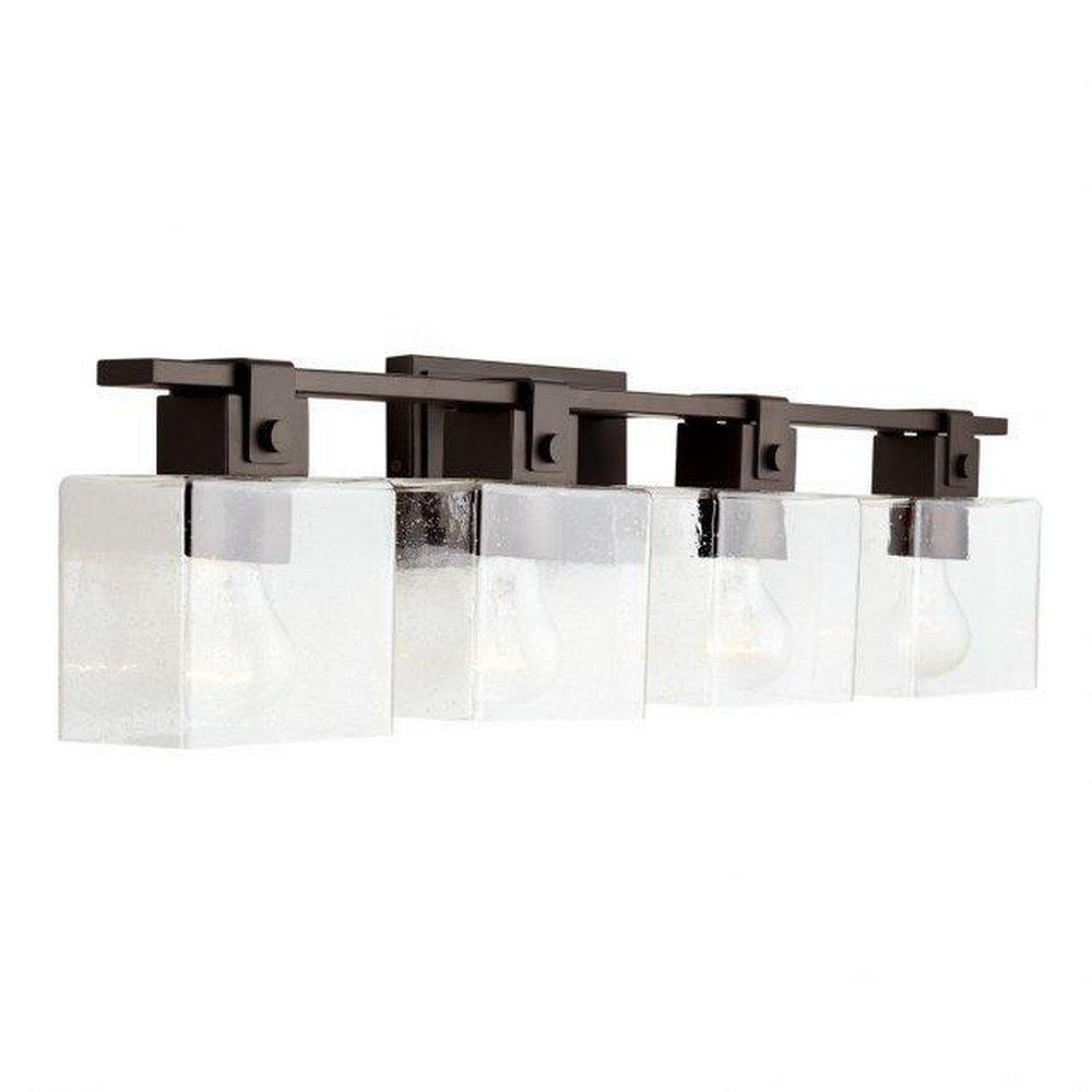 Capital Lighting Oil Rubbed Bronze 100W 4-Light Medium Vanity Fixture 