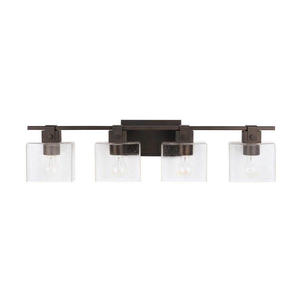 Capital Lighting Oil Rubbed Bronze 100W 4-Light Medium Vanity Fixture 
