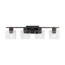Capital Lighting Oil Rubbed Bronze 100W 4-Light Medium Vanity Fixture 