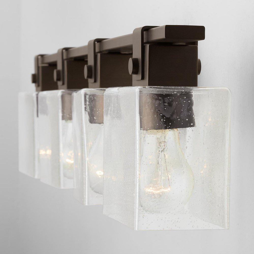 Capital Lighting Oil Rubbed Bronze 100W 4-Light Medium Vanity Fixture 