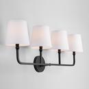 Capital Lighting Matte Black 60W Candelabra E-12 Vanity Fixture in Matte Black 