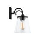 Capital Lighting Matte Black 100W 2-Light Medium Vanity Fixture 