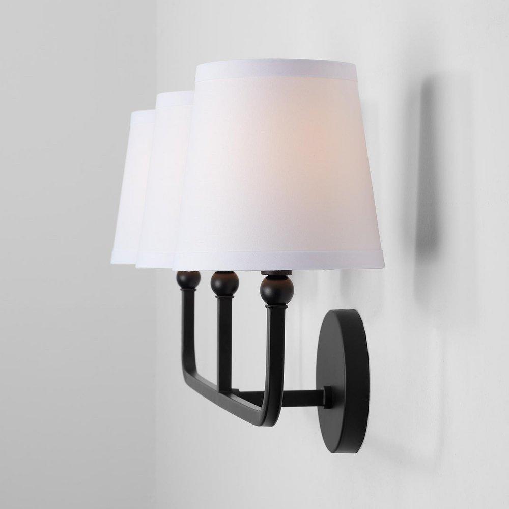 Capital Lighting Matte Black 60W Candelabra E-12 Vanity Fixture in Matte Black 