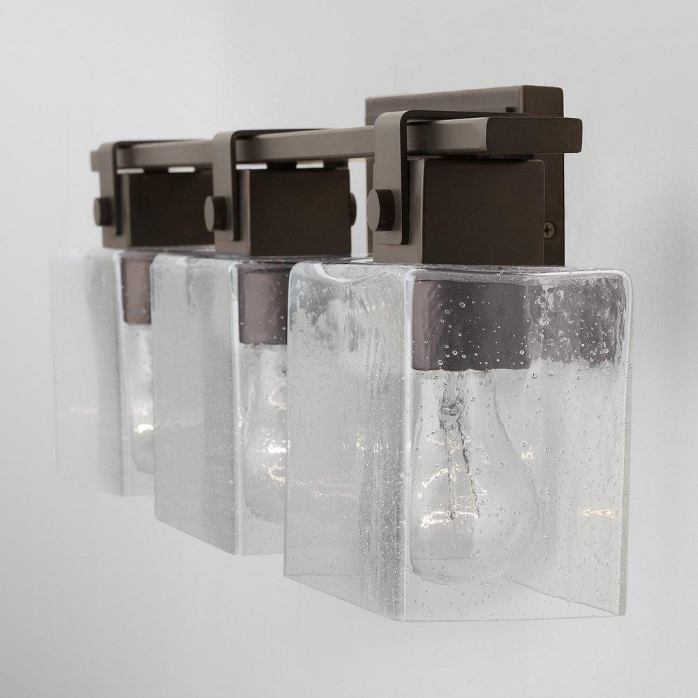 Capital Lighting Oil Rubbed Bronze 100W 3-Light Medium Vanity Fixture 