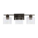 Capital Lighting Oil Rubbed Bronze 100W 3-Light Medium Vanity Fixture 