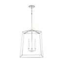 Capital Lighting Polished Nickel 60W 4-Light Candelabra E-12 Foyer Lighting 