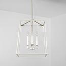 Capital Lighting Polished Nickel 60W 4-Light Candelabra E-12 Foyer Lighting 