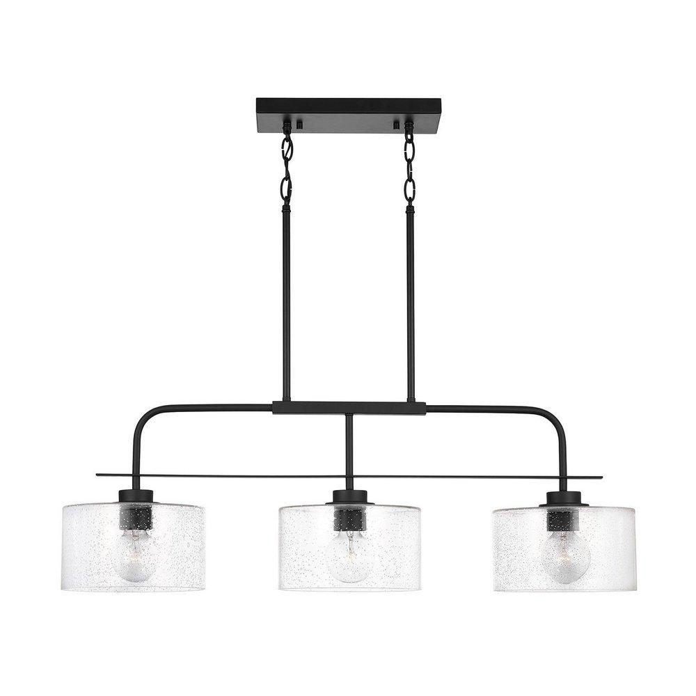 HomePlace by Capital Lighting Matte Black 100W 1-Light Medium E-26 Incandescent Pendant 