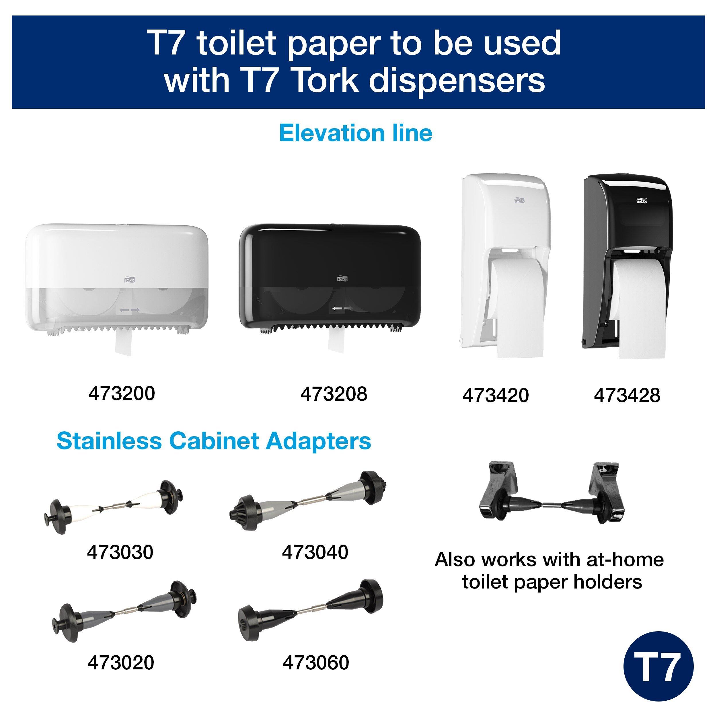 Tork White Coreless High Capacity Bath Tissue Roll 