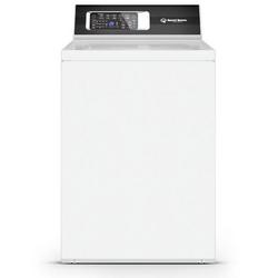 25-5/8 in. 3.2 cu. ft. Electric Stainless Steel Top Load Washer in White