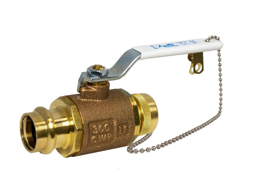 Apollo Valves Bronze Full Port Press x GHT Ball Valve 