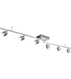40W 1-Light Integrated LED Track Lighting in Satin Nickel