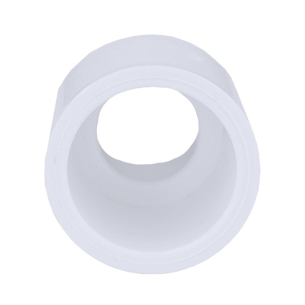 White PVC Schedule 40 Coupling 