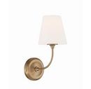 100W 1-Light 13-1/4 in. Wall Sconce in Vibrant Gold