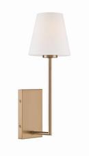 Crystorama Vibrant Gold 100W 1-Light 17-1/2 in. Wall Sconce 