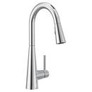 Moen Chrome Single Handle Pull Down Voice Activated Kitchen Faucet with PowerBoost and Reflex Technology 