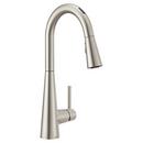 Moen Spot Resist Stainless Single Handle Pull Down Voice Activated Kitchen Faucet with PowerBoost and Reflex Technology 