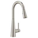 Moen Spot Resist&trade; Stainless Single Handle Pull Down Voice Activated Kitchen Faucet with PowerBoost and Reflex Technology 