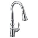 Single Handle Pull Down Touchless Kitchen Faucet with Voice Activation in Chrome