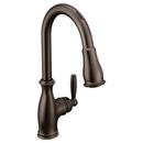 Moen Oil Rubbed Bronze Single Handle Pull Down Voice Activated Kitchen Faucet with Power Boost and Reflex Technology