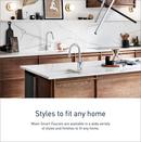 Moen Brushed Gold Single Handle Pull Down Voice Activated Kitchen Faucet with Power Clean and Reflex Technology 