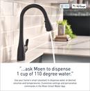 Moen Chrome Single Handle Pull Down Voice Activated Kitchen Faucet with PowerBoost and Reflex Technology 