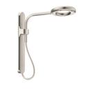 Single Atomized Spray and Rainshower Showerhead in Spot Resist Brushed Nickel
