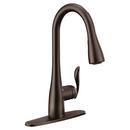 Moen Oil Rubbed Bronze Single Handle Pull Down Voice Activated Kitchen Faucet with PowerBoost and Reflex Technology 